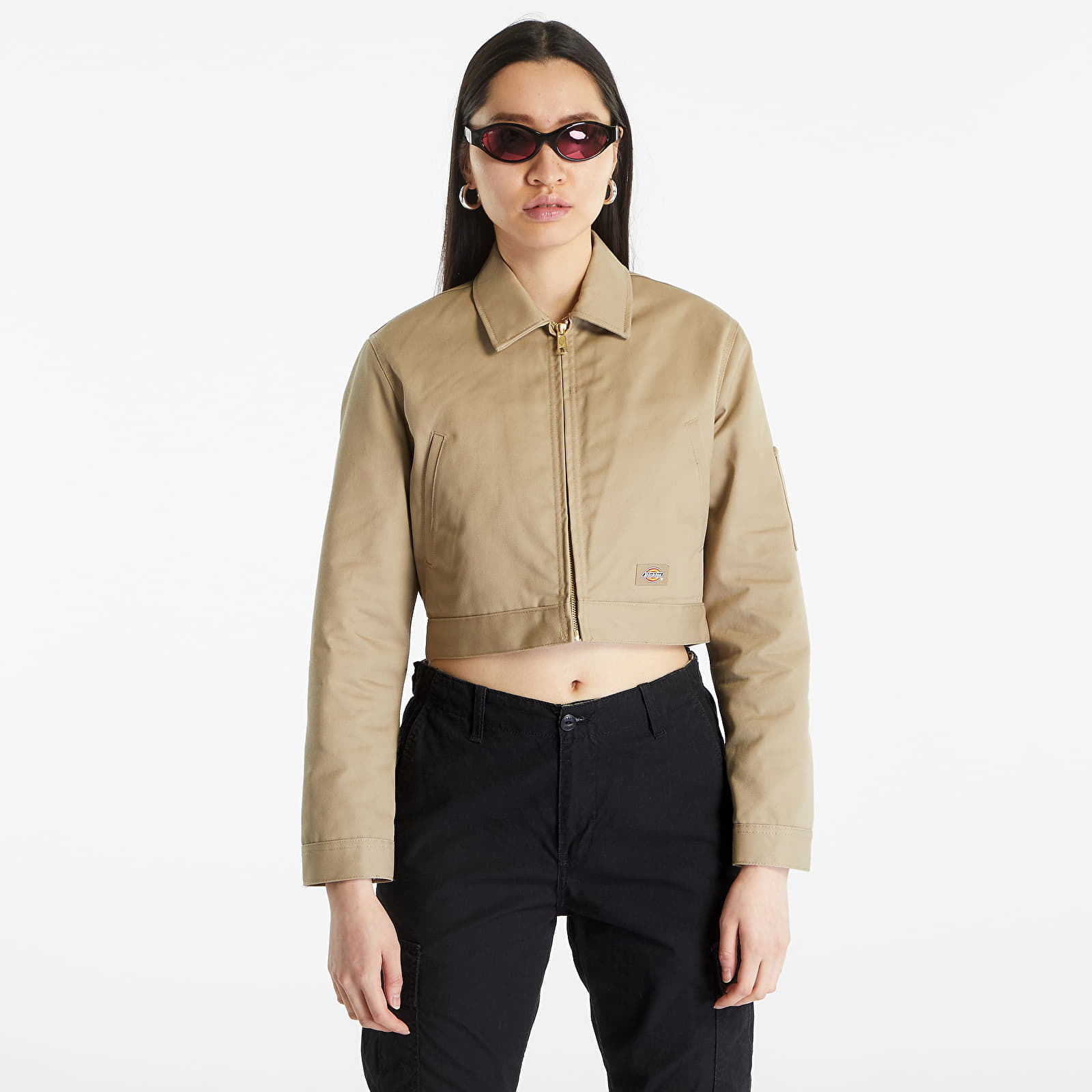 Lined Eisenhower Cropped Rec Jacket