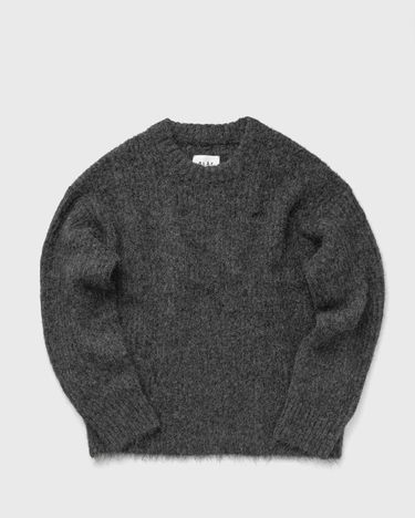 Sveter ØLÅF Fuzzy Knit Crewneck Sweater Šedá | M220708-CHARCOAL, 2