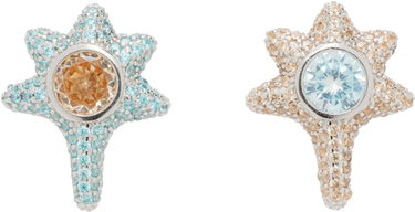 Náušnice Collina Strada Starfish Pave Stud Earrings Rôznofarebný | XX1304, 0
