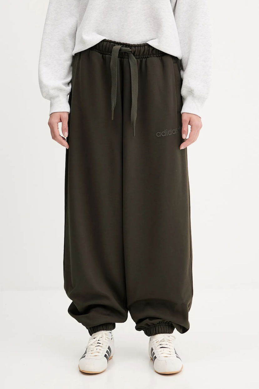 Tepláky adidas Originals adidas Originals Essentials Wide-Leg Sweatpants Zelené | JW0988