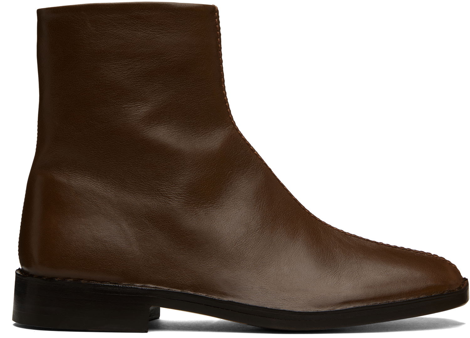 Oblečenie LEMAIRE LEMAIRE Piped Ankle Boots Hnedá | FO0155 LL0043, 0