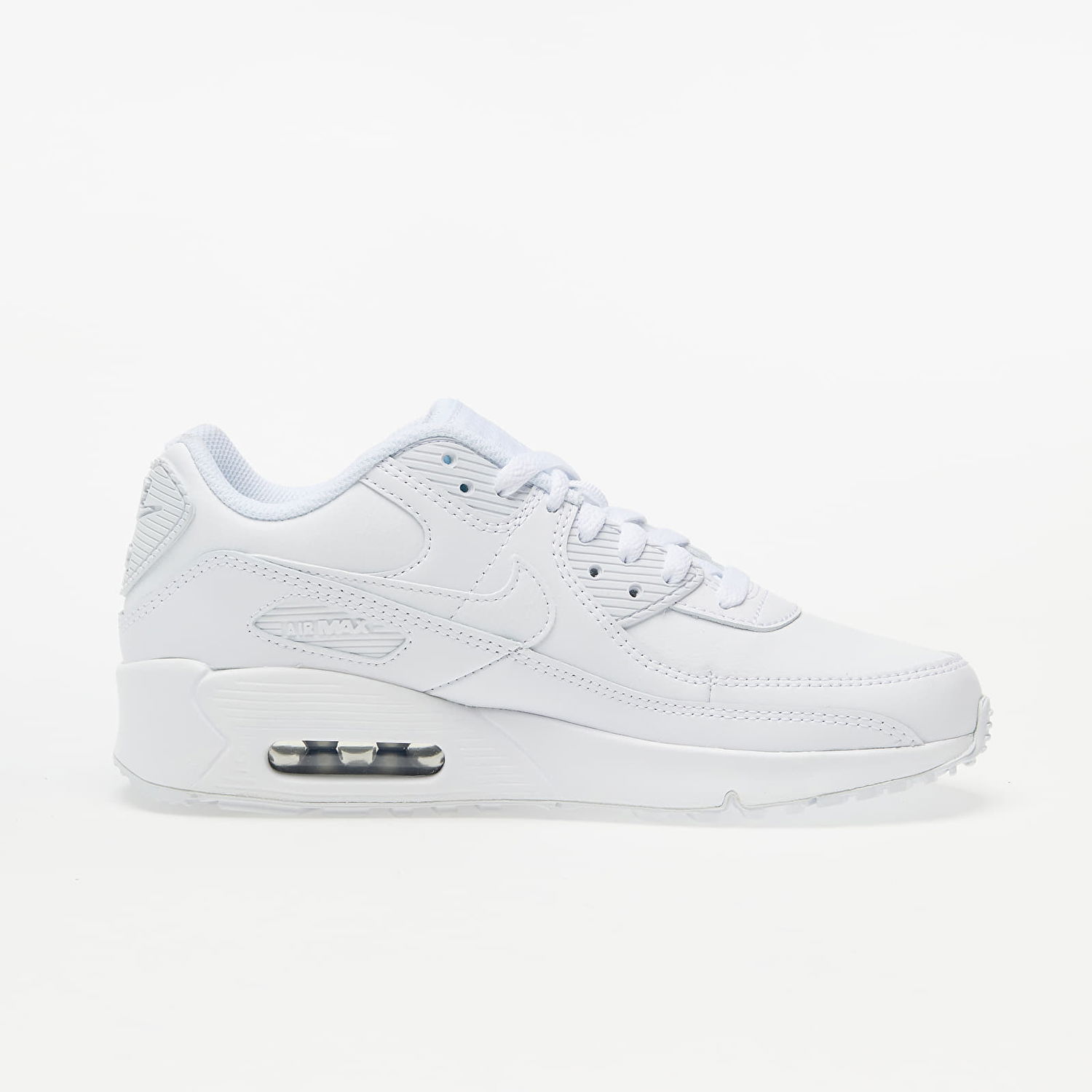 Tenisky a topánky Nike Air Max 90 Leather GS Biela | CD6864-100, 1