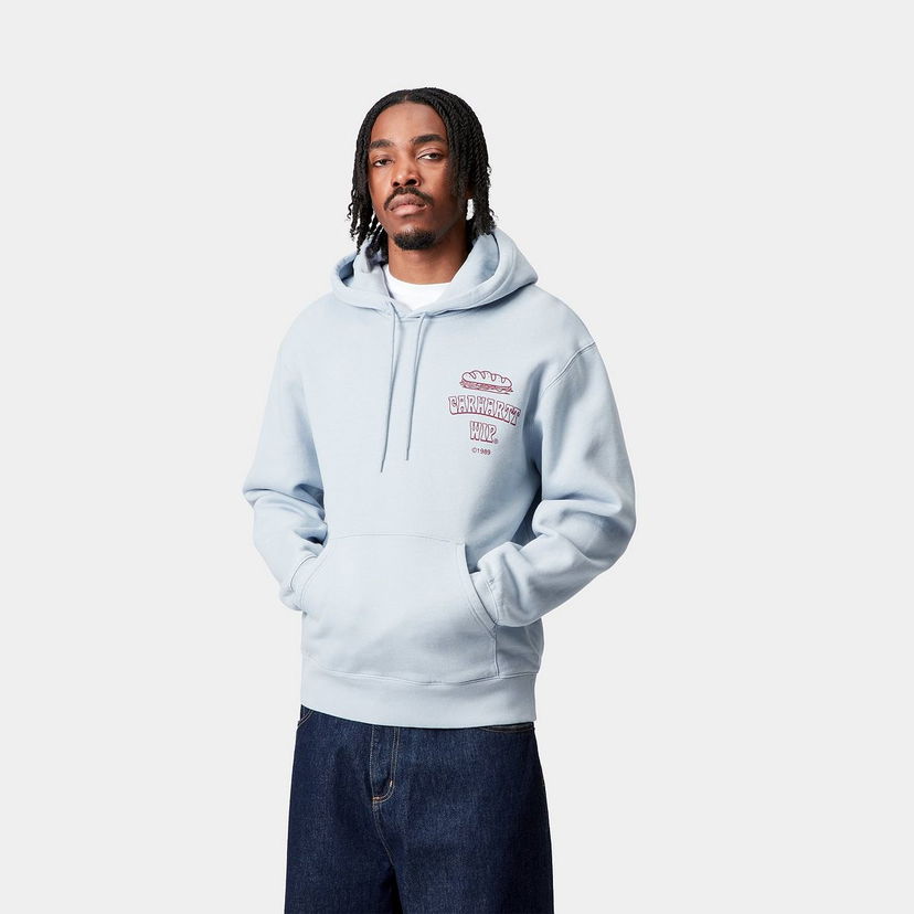 Mikina Carhartt WIP Carhartt WIP Hooded Sandwich Sweatshirt Modrá | I035277_24