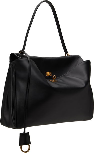 Tote bag Balenciaga Large Rodeo Leather Shoulder Bag Čierna | 789744 2AA4V, 1