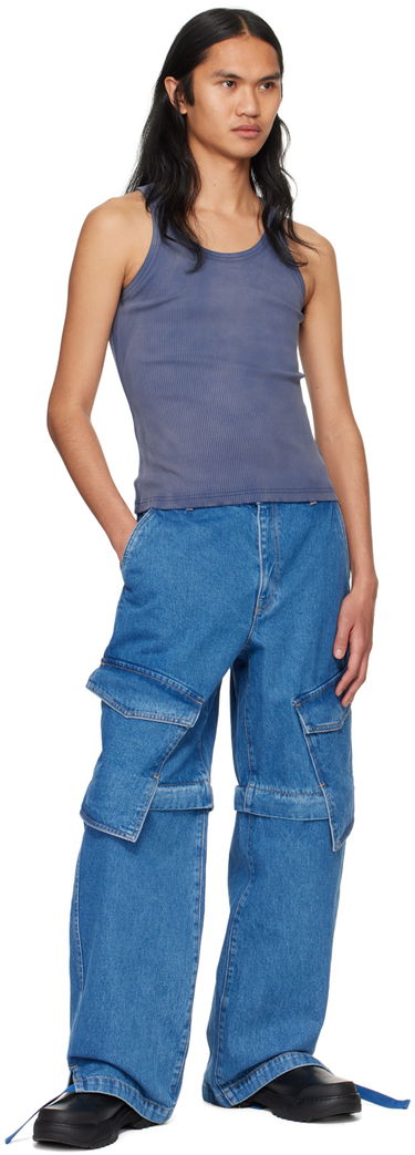 Tielko Dion Lee Sprayed Tank Top Modrá | C3160PS24, 3