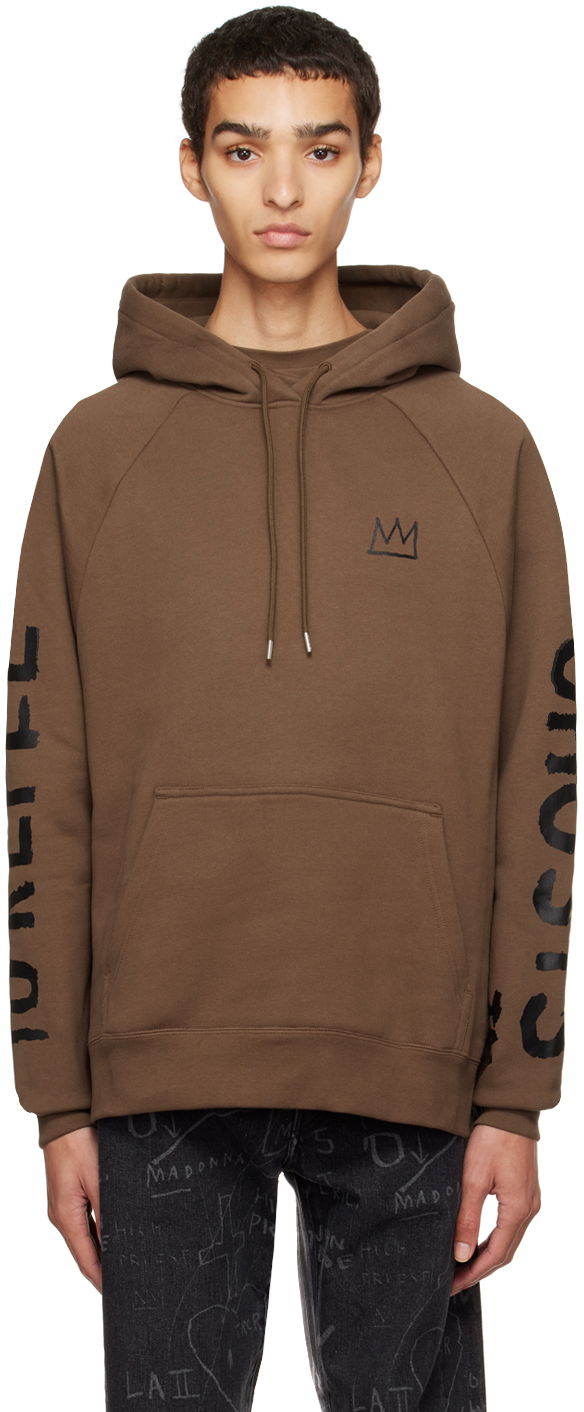 Mikina Études Études Jean-Michel Basquiat Racing Self-Portrait Hoodie Hnedá | H22MC270OC11BR, 0