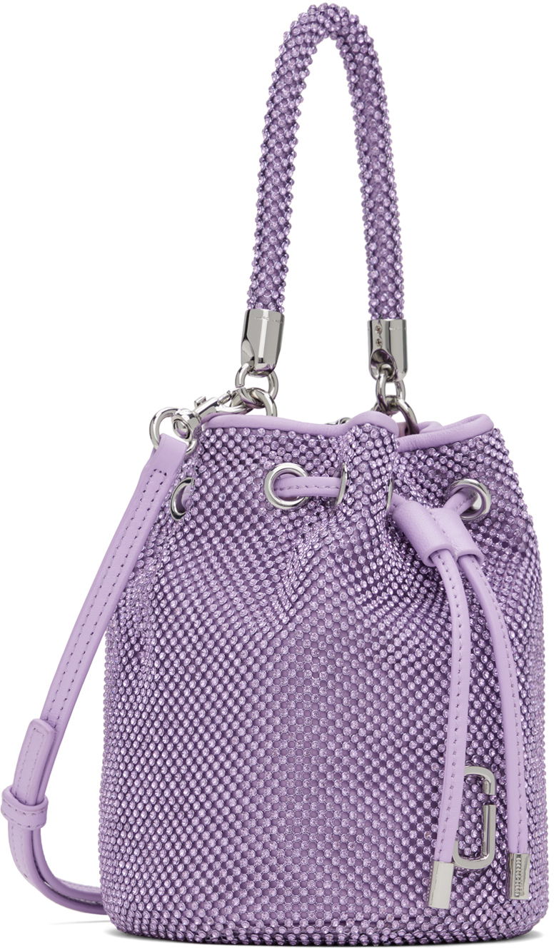 Kabelka Marc Jacobs Marc Jacobs Rhinestone Mini Bucket Bag Fialová | 2P4HCR017H03, 1