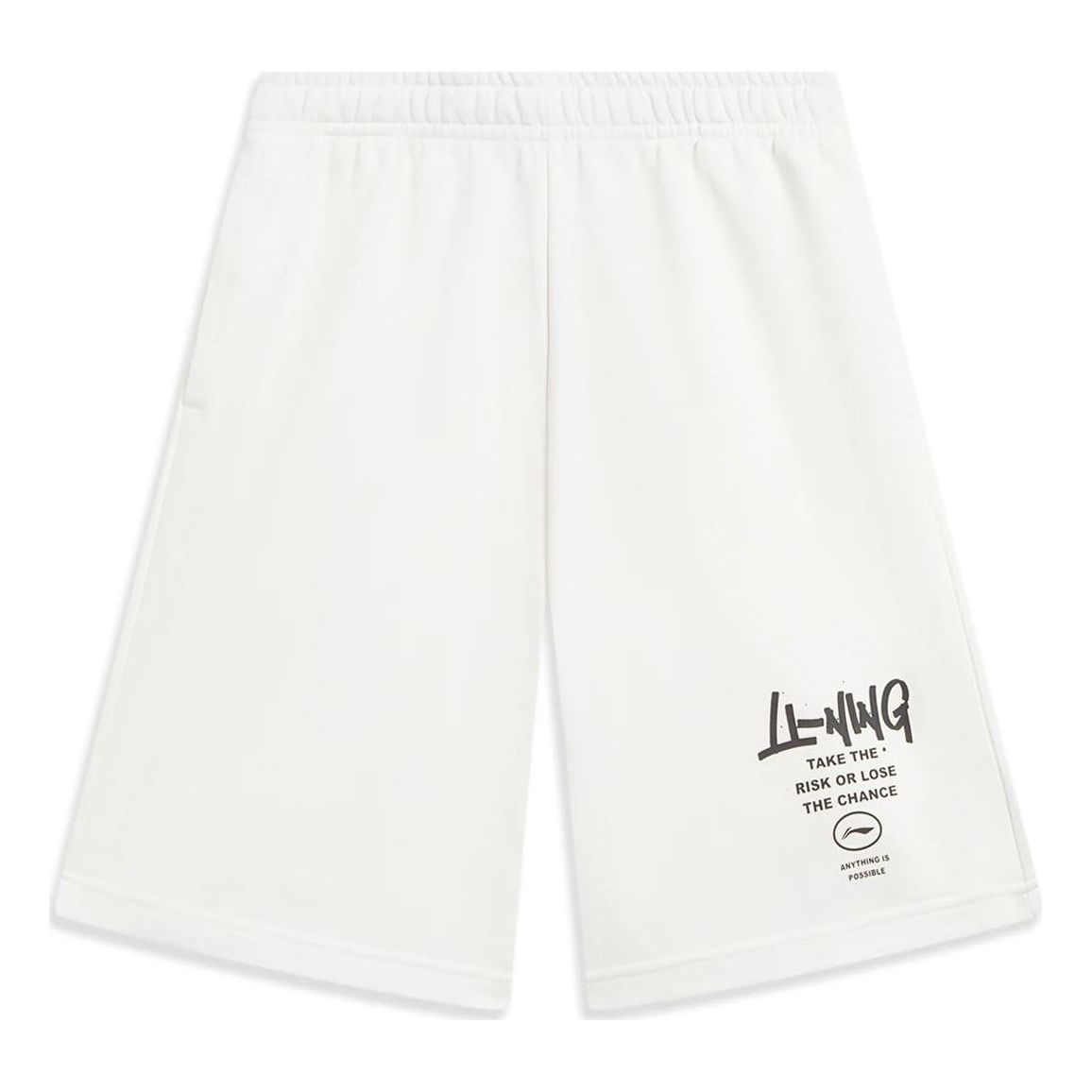 Šortky Li-Ning Anything Is Possible Graphic Straight Shorts Biela | AKST593-1, 0