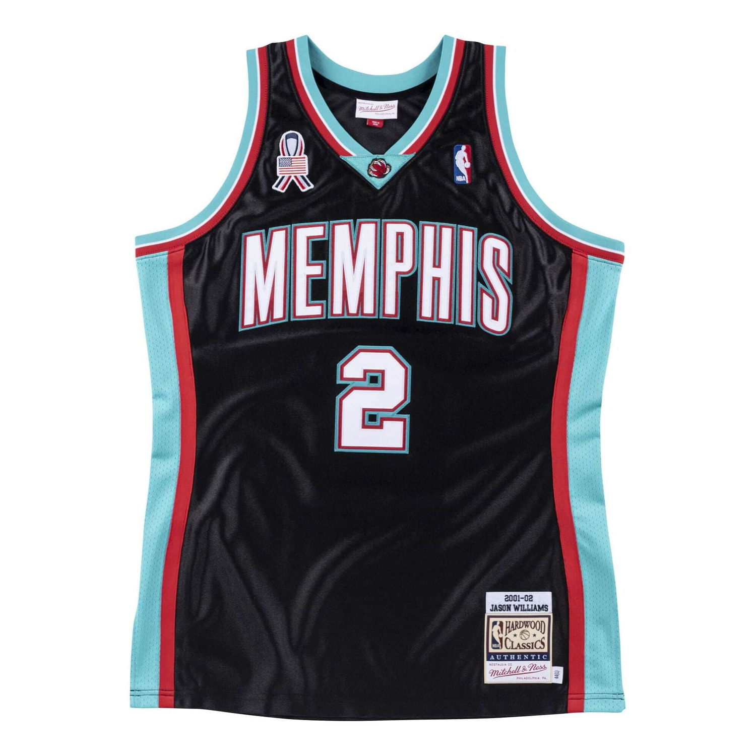 Dres Mitchell & Ness NBA Memphis Grizzlies 2001-02 Jason Williams Jersey Čierna | AJY4GS18460-MGRBLCK01JWI, 0