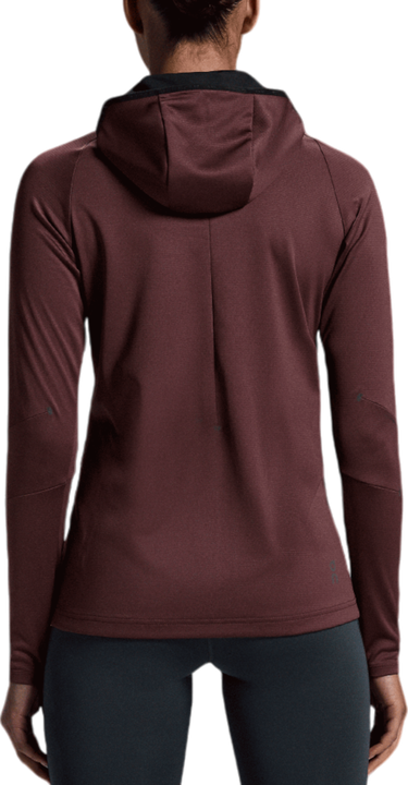 Mikina On Running Hoodie Climate Zip Červená | 1we10330398, 3