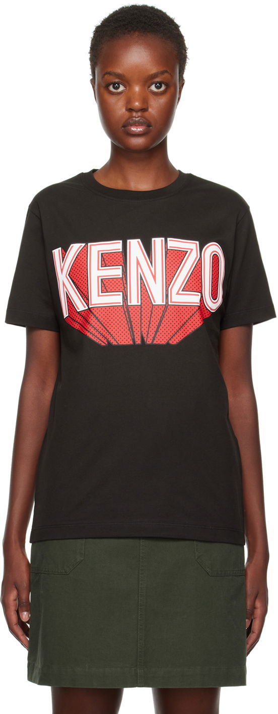 Tričko KENZO Paris 3D T-Shirt Čierna | FD62TS0794SO, 0