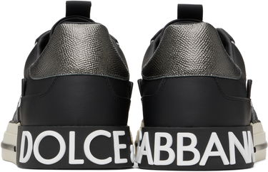 Tenisky a topánky Dolce & Gabbana Black & Silver NS1 Sneakers Čierna | CS1863AO223, 1