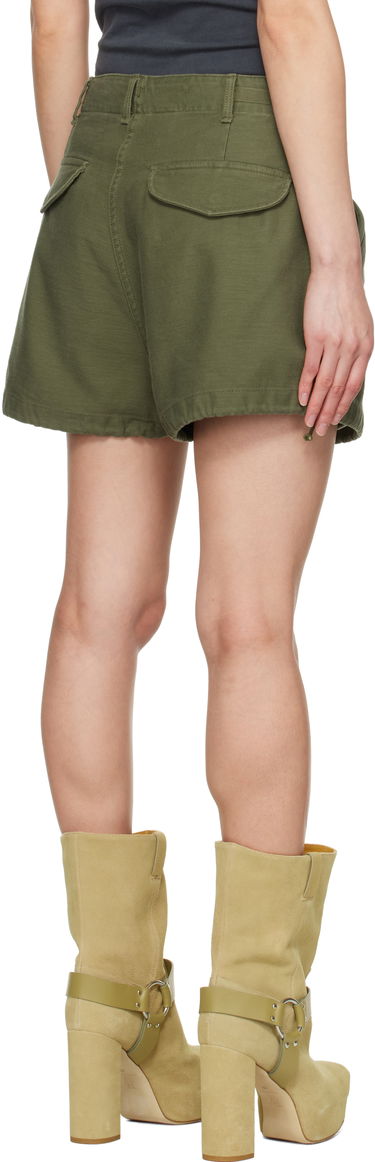 Šortky R13 R13 Loose Marianne Cargo Shorts Zelené | R13WD175-D311A, 2