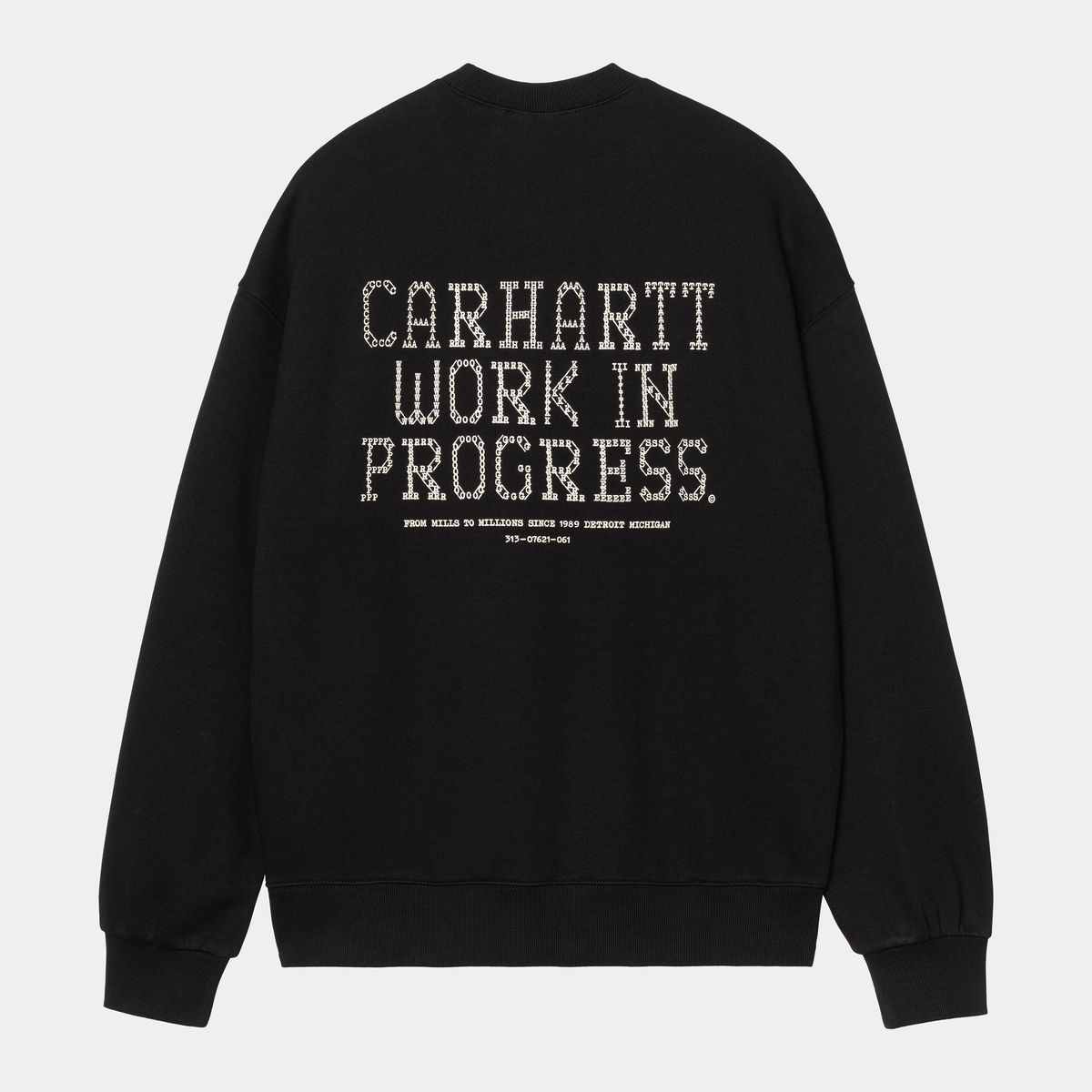 Mikina Carhartt WIP WIP Punched Sweatshirt Čierna | I036039_18, 1
