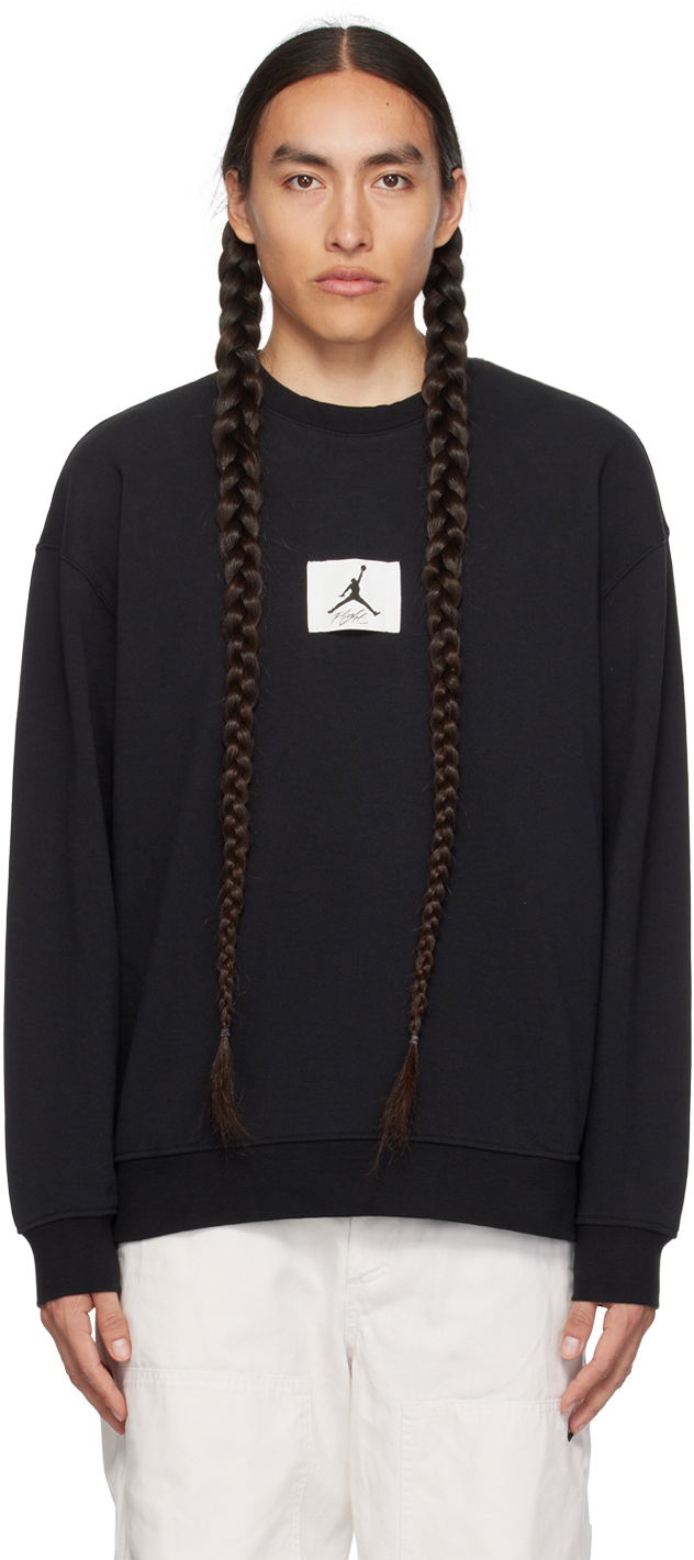 Mikina Jordan Nike Jordan Patch Sweatshirt Čierna | FB6932-010, 0