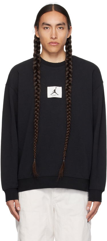 Mikina Jordan Nike Jordan Patch Sweatshirt Čierna | FB6932-010, 0