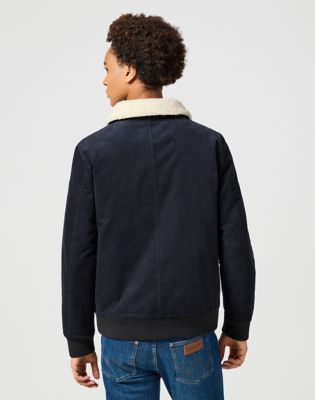 Bomber bunda Wrangler Wrangler Corduroy Aviator Jacket Navy | 112357270:XXL, 0
