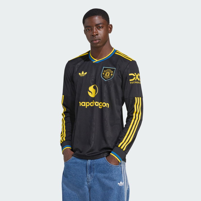 Dres adidas Performance Manchester United 25/26 Third Jersey Long Sleeve Čierna | KD4226