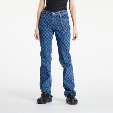 Džínsy MISBHV Monogram Denim High Waisted Trousers Modrá | 3021W245, 3