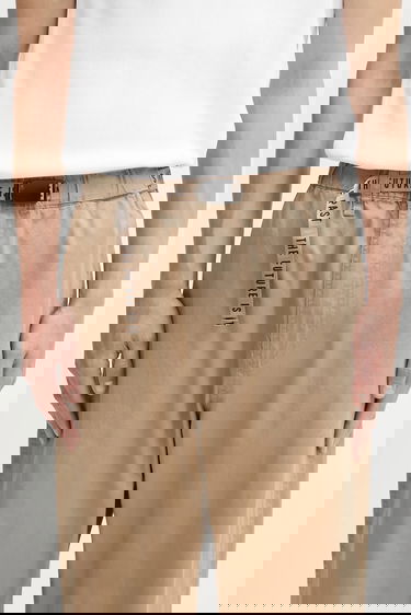 Nohavice Human Made Loose Fit Woven Pants Béžová | HM30PT012, 3