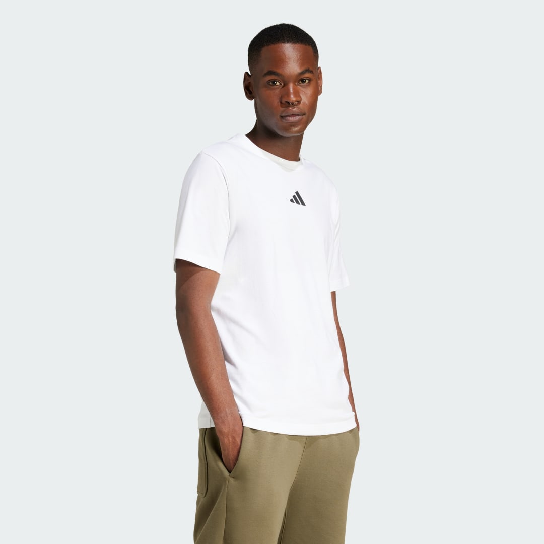 Tričko adidas Performance Graphic T-Shirt Biela | JP1527, 1