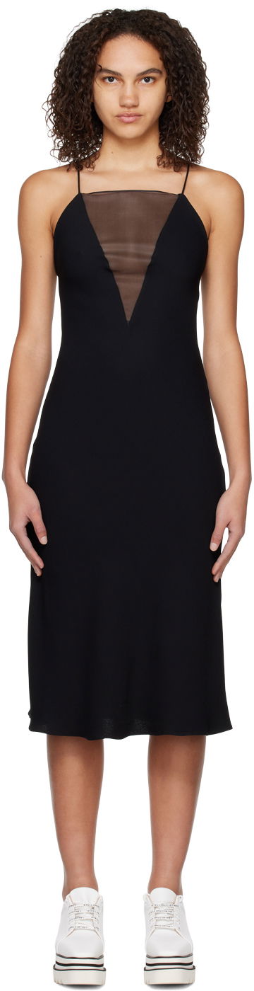 Šaty Stella McCartney Paneled Slip Dress Čierna | 6A01573AU354, 0