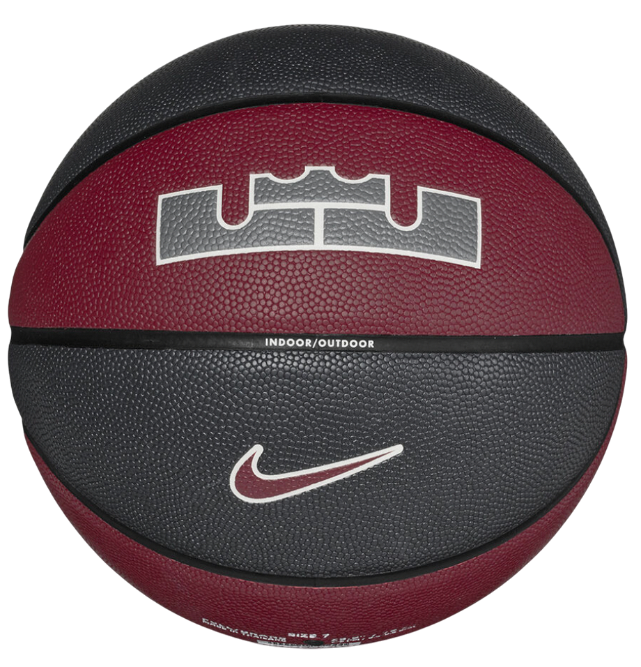 Športový doplnok Nike All Court 8P 2.0 L James Training Indoor/Outdoor Size 7 Basketball Vínová | 9017-37-52, 0