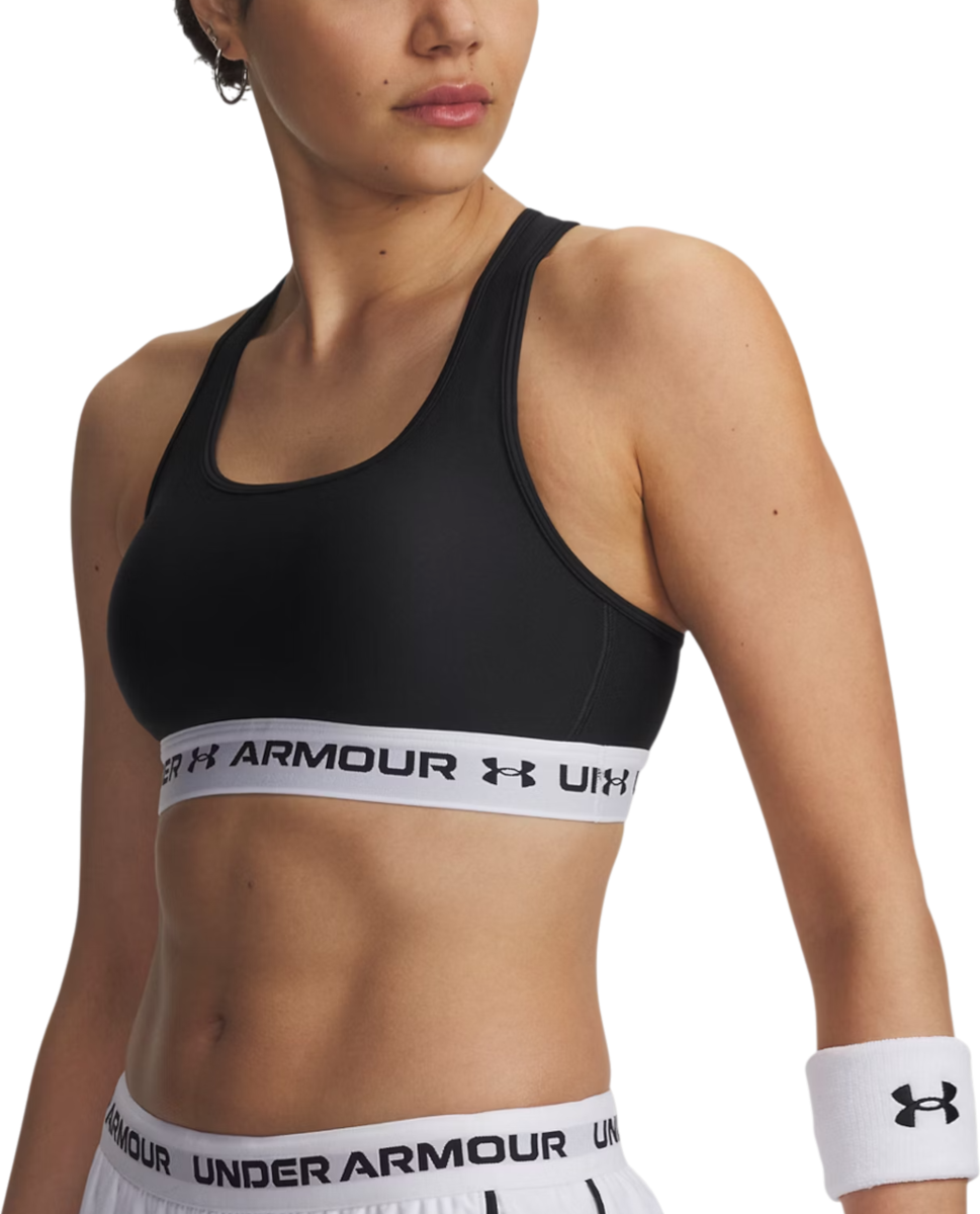 Podprsenka Under Armour Crossback Mid Sports Bra Čierna | 1361034-007, 0
