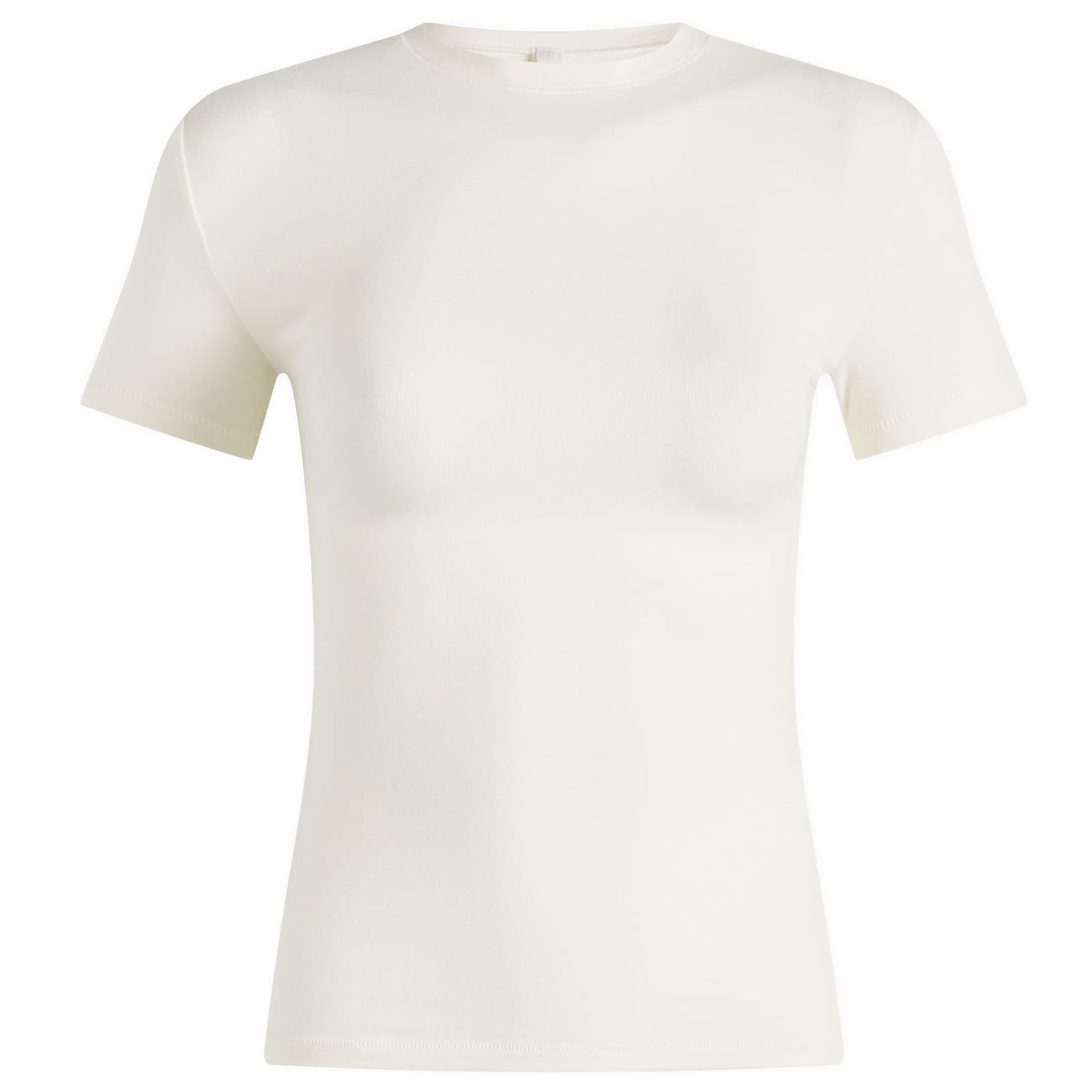 Tričko SKIMS Cotton Jersey T-Shirt Biela | AP-TSH-0638-MARBLE, 0