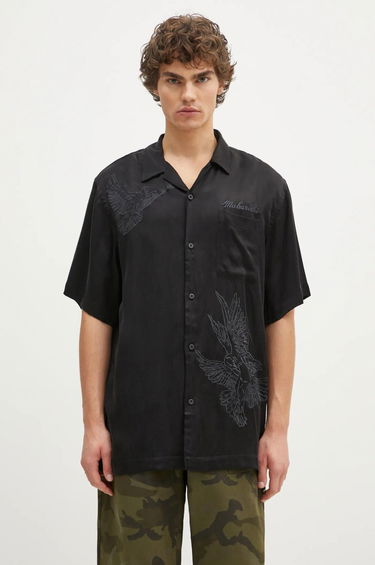 Košeľa Maharishi Maharishi Peace Dove Embroidered Shirt Čierna | 5326.BLACK, 0