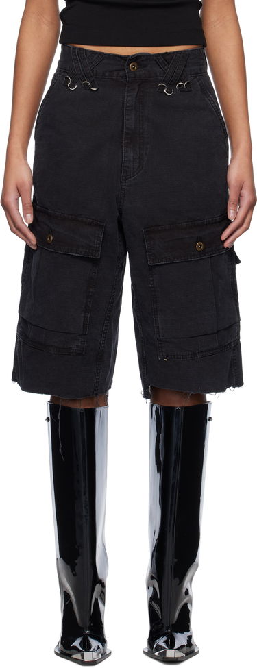 Šortky We11done We11done Military Vintage Shorts Čierna | WD-PT0-25-235-W-BK, 0