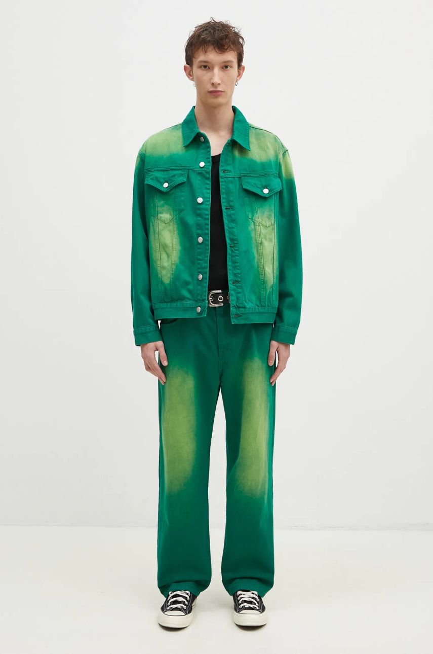 Billionaire Boys Club Green Dyed Denim Pants