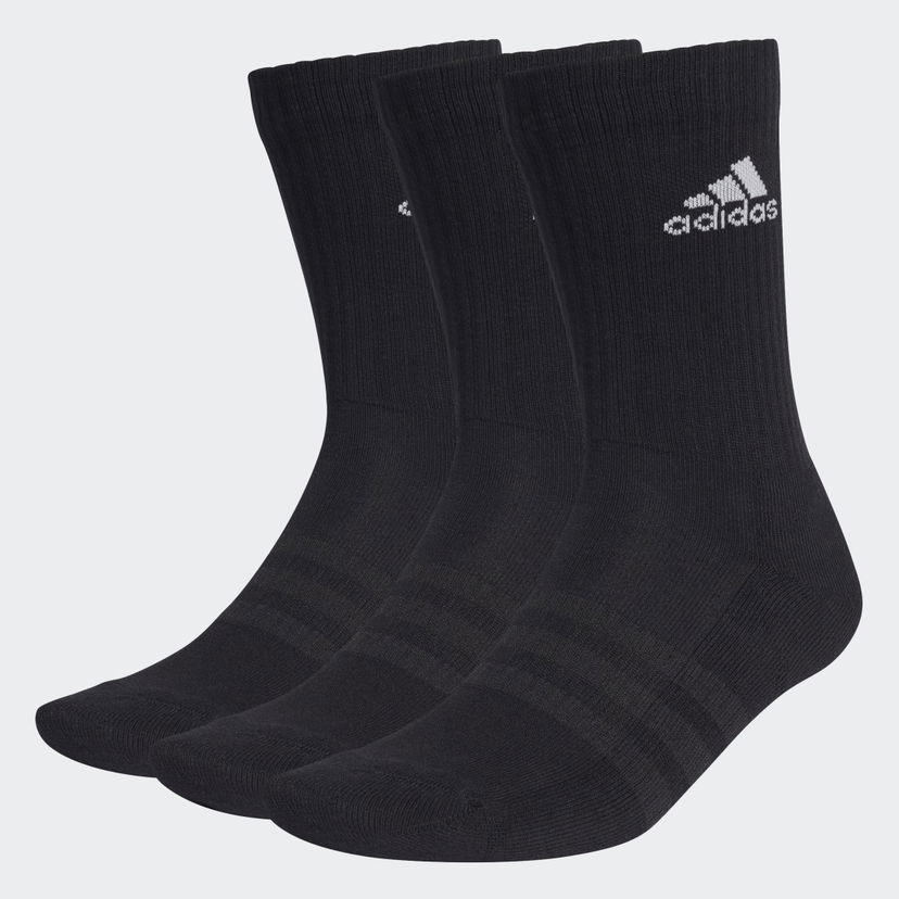 Ponožky adidas Performance Cushioned Crew Socks (3 Pairs) Čierna | GC7318