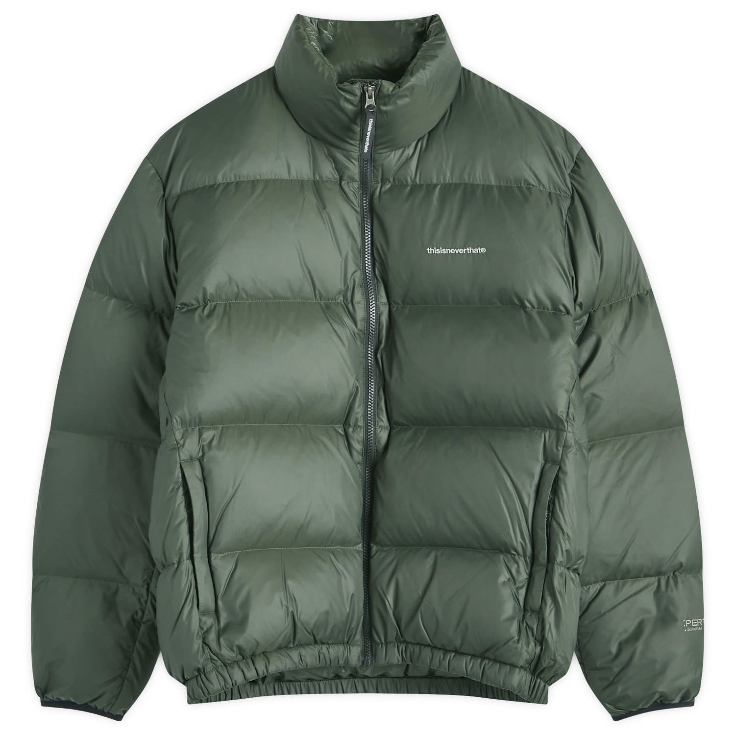 Prešívaná bunda thisisneverthat PERTEX Down Jacket Green Zelené | TN243OOWHS01-GRN, 0