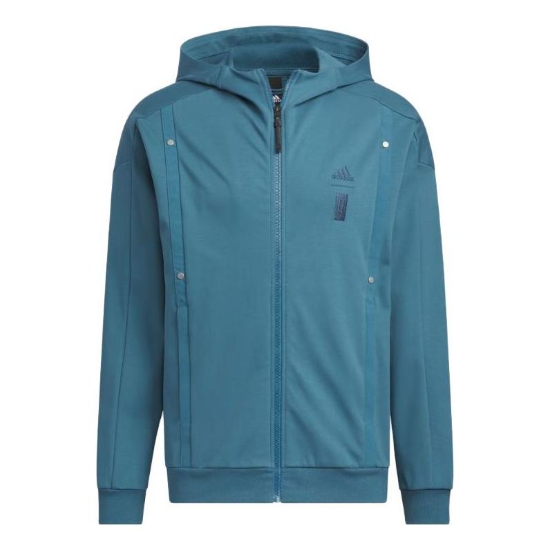 Mikina adidas Originals Men's Sportswear Full Zip Hoodie Modrá | IA8103