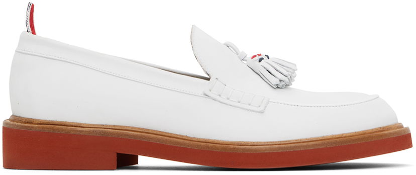 Oblečenie Thom Browne Thom Browne Tassel Loafers Biela | MFL111A-L0037