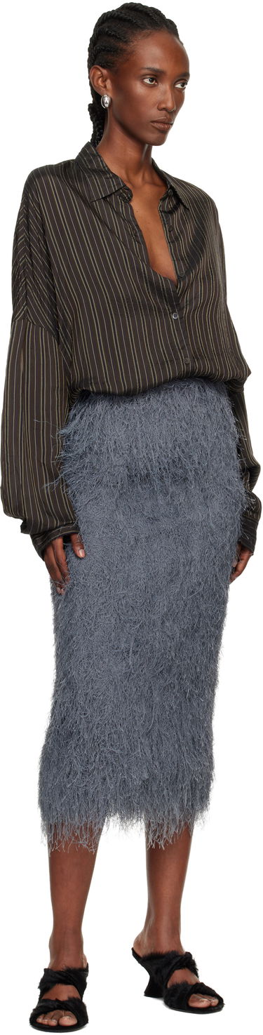 Košeľa Dries Van Noten Dries Van Noten Striped Cupro Cocoon Shirt Rôznofarebný | 252-010700-2267, 3