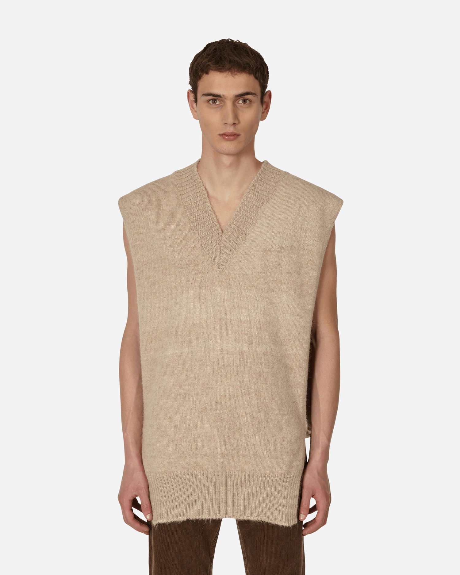 Sveter Maison Margiela Wool Stole Béžová | S50TH0057 109M, 0