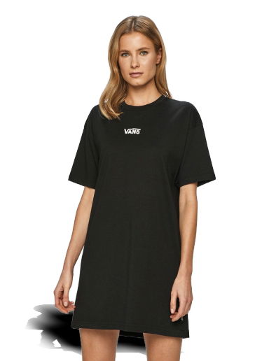 Šaty Vans Center Vee Tee Dress Čierna | VN0A4RU2BLK1