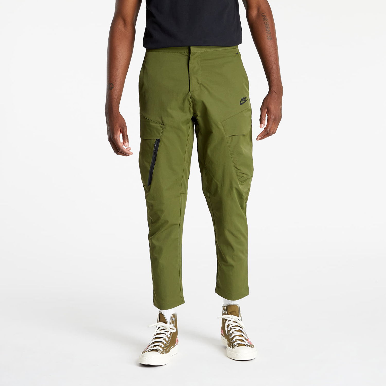 Tepláky Nike Sportswear Tech Essentials Woven Unlined Utility Pants Zelené | DH3866-326, 0