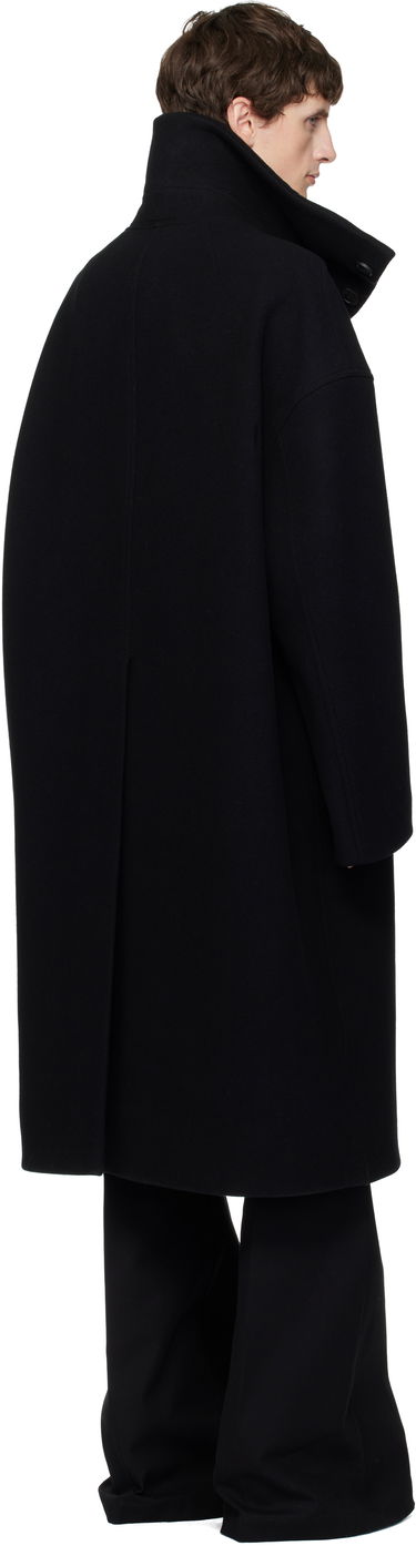 Kabáty Rick Owens Concordians Dracucollar Long Coat Čierna | RR02E1900 WSF, 2