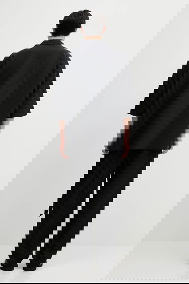 Košeľa Rick Owens Magnum Tommy Relaxed Fit Camp Collar Shirt with Chest Pockets Čierna | DU01E3290.NR, 2