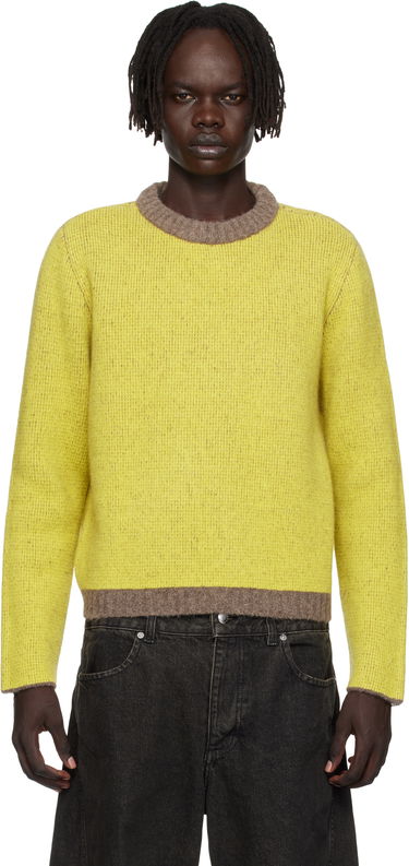 Sveter Eckhaus Latta Eckhaus Latta Yak Crewneck Sweater Žltá | 8258-EL-PF25-F, 0