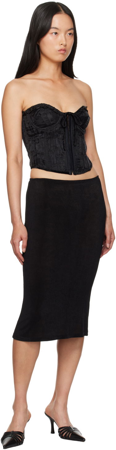 Podprsenka GUIZIO Guizio Pintuck Corset Čierna | F24114W096, 3
