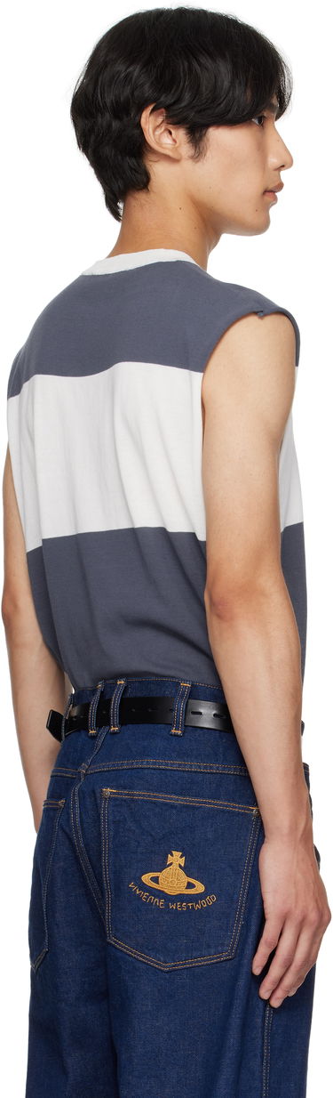 Sveter Vivienne Westwood Vivienne Westwood Ollie Striped Sweater Vest Šedá | 2701002J-Y003F-, 2