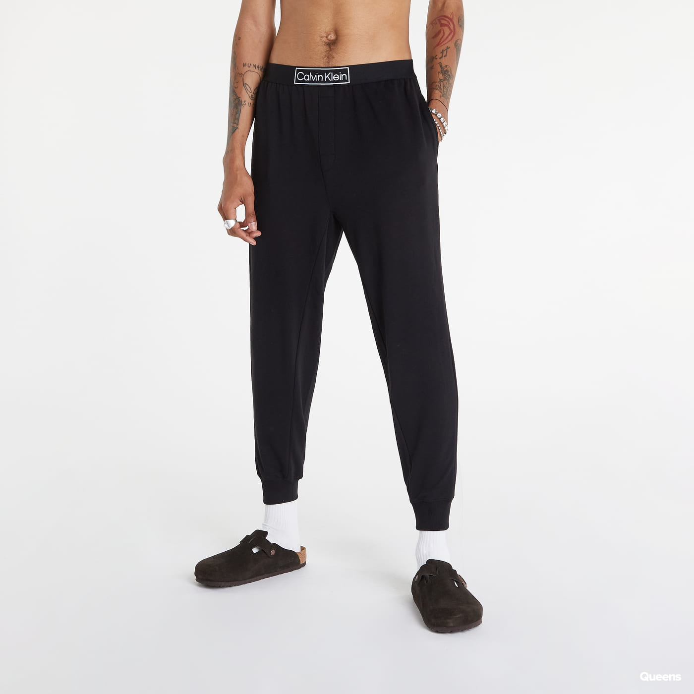 Tepláky CALVIN KLEIN Reimagined Heritage Jogger Čierna | NM2272E UB1, 0