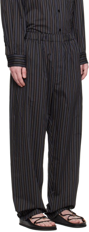 Nohavice LEMAIRE Relaxed Striped Trousers Čierna | PA1047 LF1247, 1