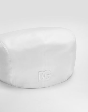 Šiltovka Dolce & Gabbana Dolce & Gabbana Cotton Gabardine Flat Cap Biela | GH587ZFUEFEW0111, 2