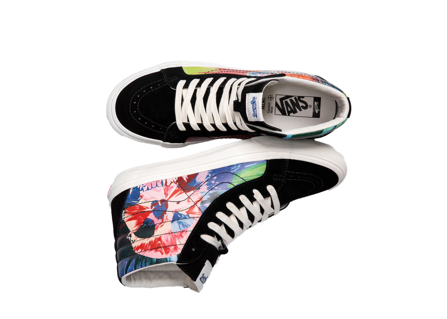 Tenisky a topánky Vans Sk8-Hi Reissue VLT LX Damien Hirst Splatter Skull Čierna | VN0A3MV7TFY, 0