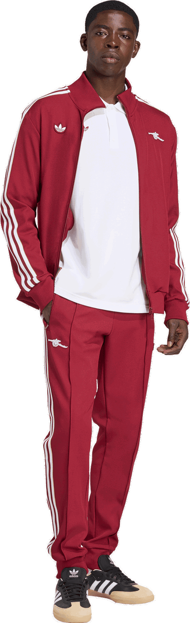 Polo tričko adidas Performance Arsenal Terrace Icons Long Sleeve Polo Biela | JM9396, 4